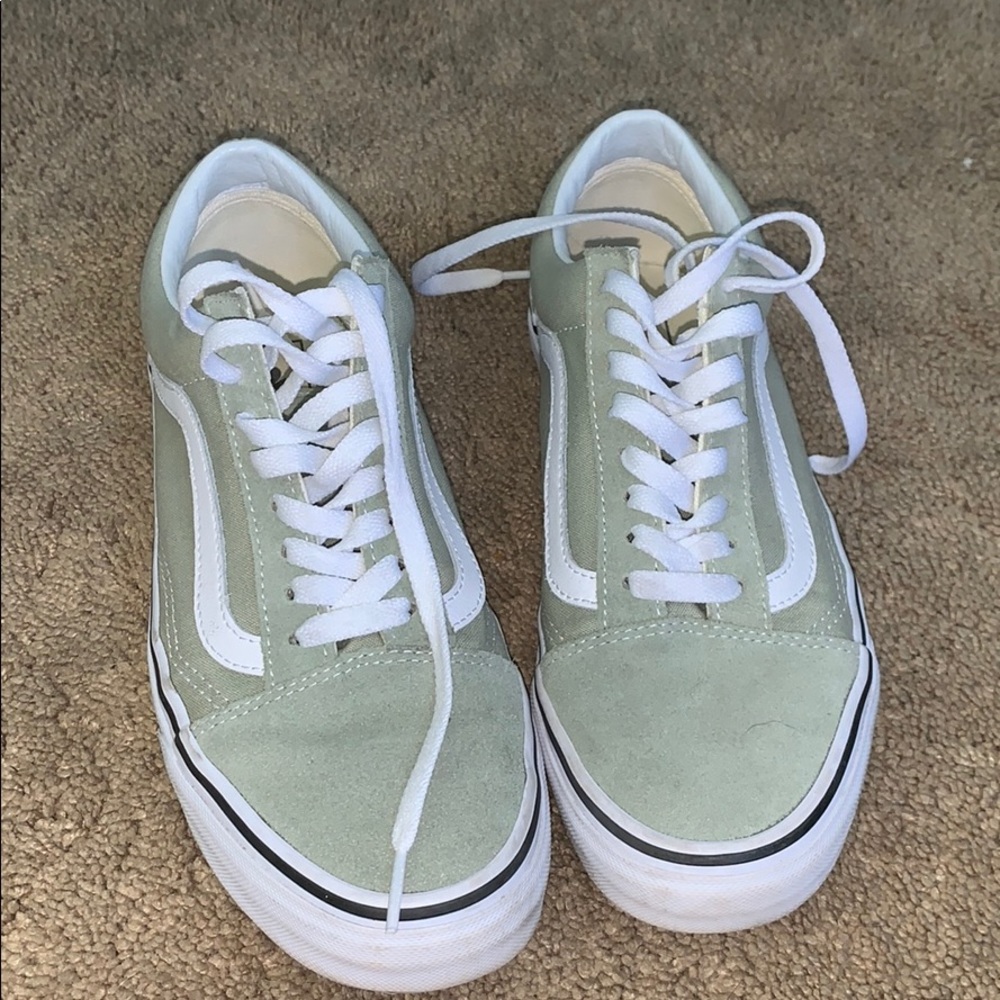 Light Green Old Skool Vans